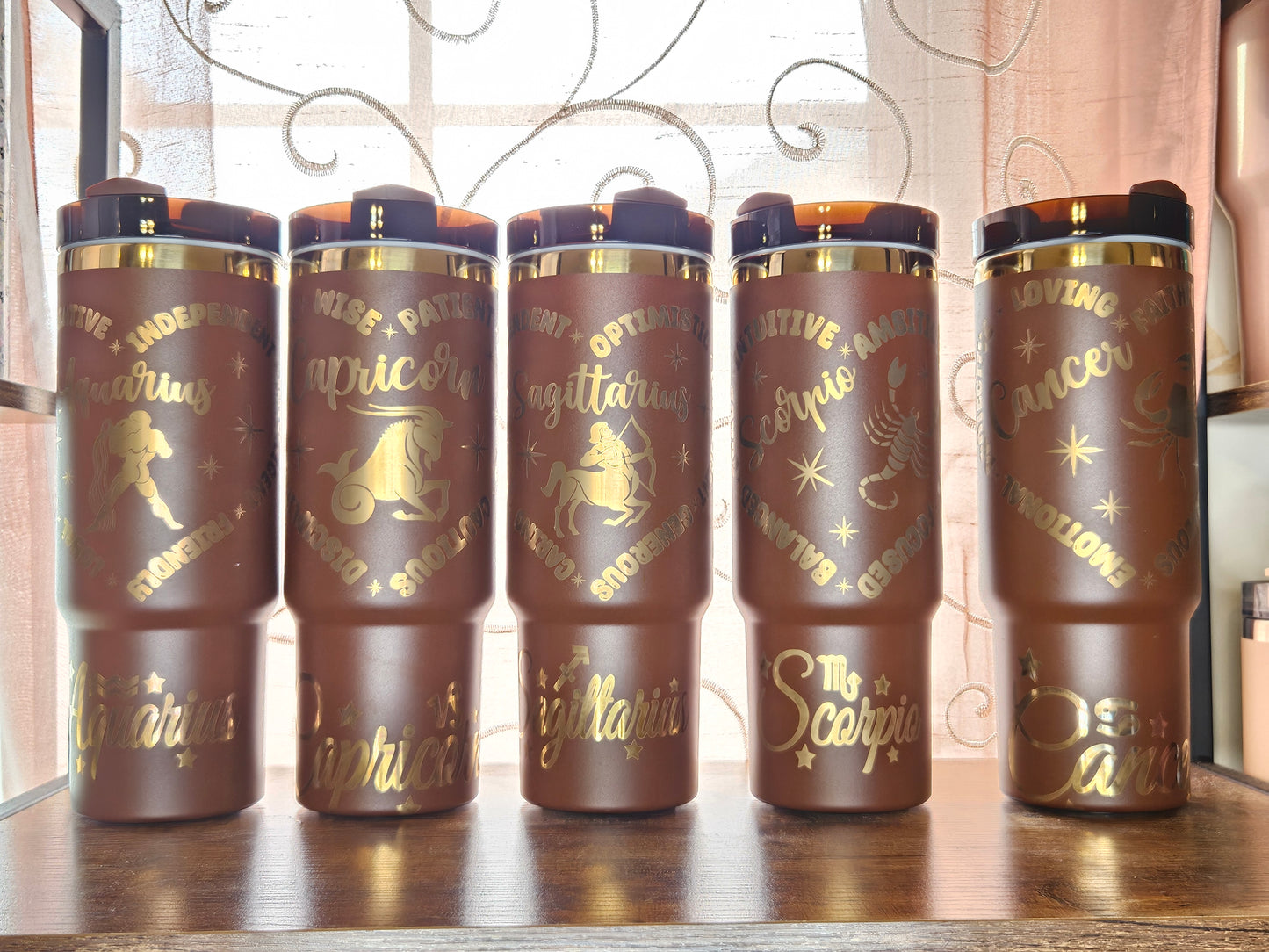 40 oz Luxe laser -engraved personalized tumbler