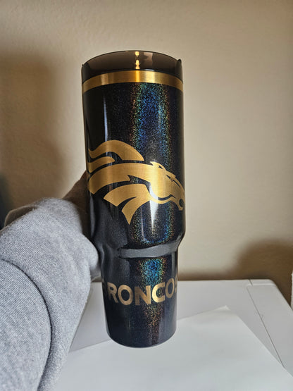 40 oz Luxe laser -engraved personalized tumbler