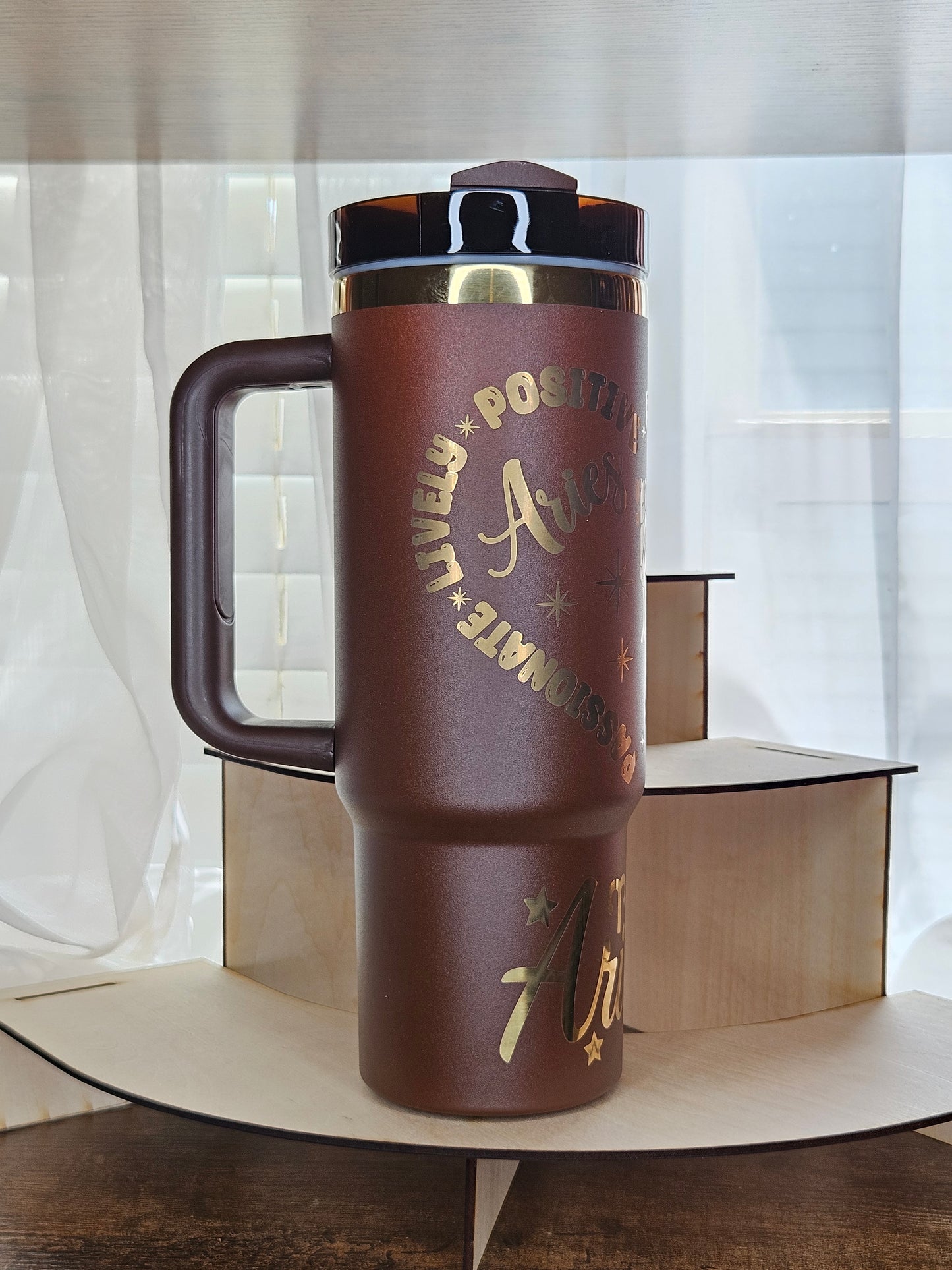 40 oz Luxe laser -engraved personalized tumbler