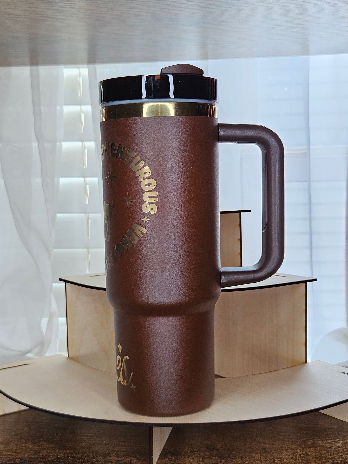 40 oz Luxe laser -engraved personalized tumbler