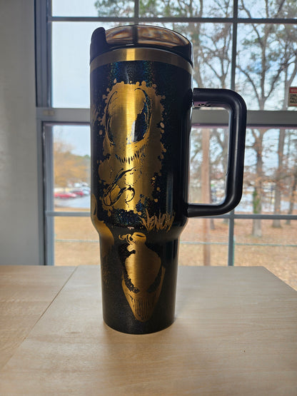 40 oz Luxe laser -engraved personalized tumbler